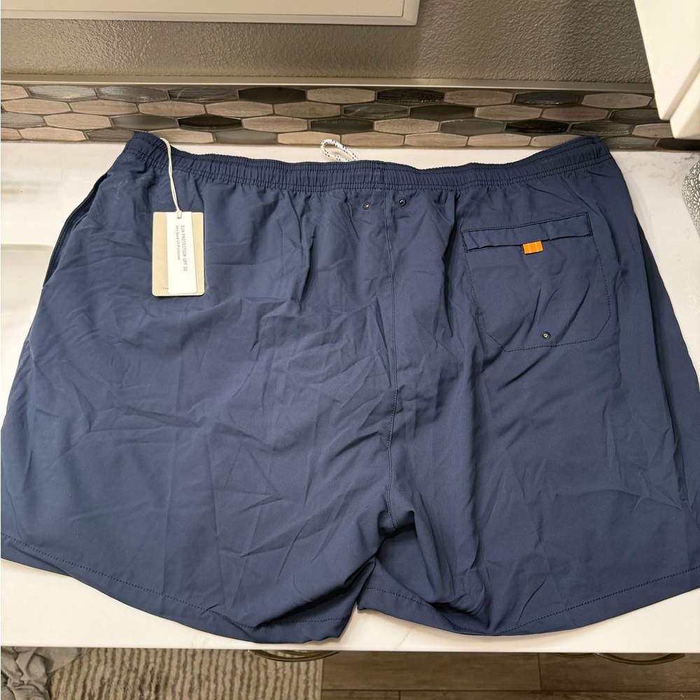 Tommy Bahama Navy Swim Trunks - NWT - Picture 2 of 4